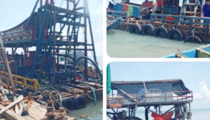 Puluhan ponton siluman kembali menambang tanpa SPK resmi PT Timah
