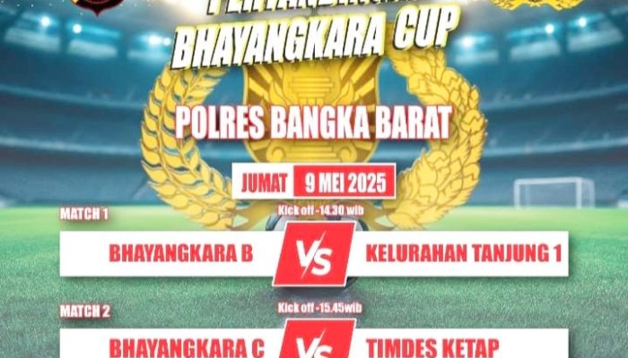 Bhayangkara Cup 2025 Resmi Dibuka, Ribuan Warga Padati Gelora Mentok