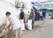 Babinsa Koramil 2304/Anyer, Karbak Pembersihan Drainase