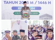 Walikota Cilegon H. Robinsar Melepas Ratusan Calon Jamaah Haji Kloter 44 Kota Cilegon