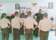 Babinsa Koramil 2301/Cilegon Giat Bintawil Kegiatan Baris Berbaris