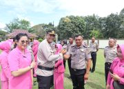 Polres Bangka Tengah Gelar Upacara Kenaikan Pangkat Personel T.A. 2025
