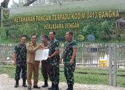 Sekda Turut Menghadiri Kunjungan KASAD TNI Maruli Simanjuntak Di BBG, Sekaligus Mewakili Penyerahan Surat Hibah Lahan Untuk KOREM dan Kodim 0413/BKA