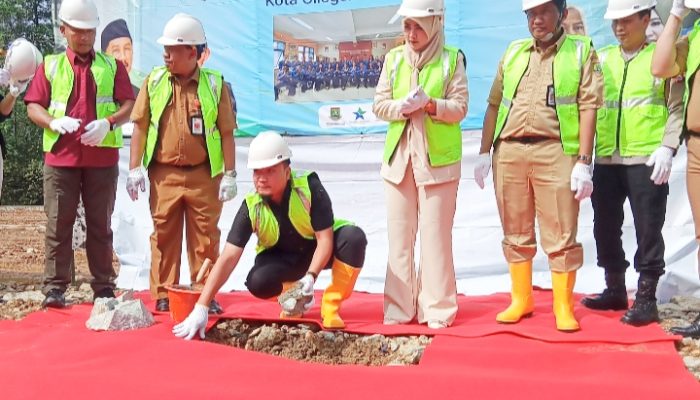 Pembangunan Gedung Perpustakaan Daerah Kota Cilegon Resmi Dimulai