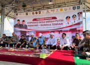 Polres Bangka Tengah Laksanakan Pengamanan Kegiatan Peluncuran 80.000 Koperasi Desa/Kelurahan Merah Putih di Namang