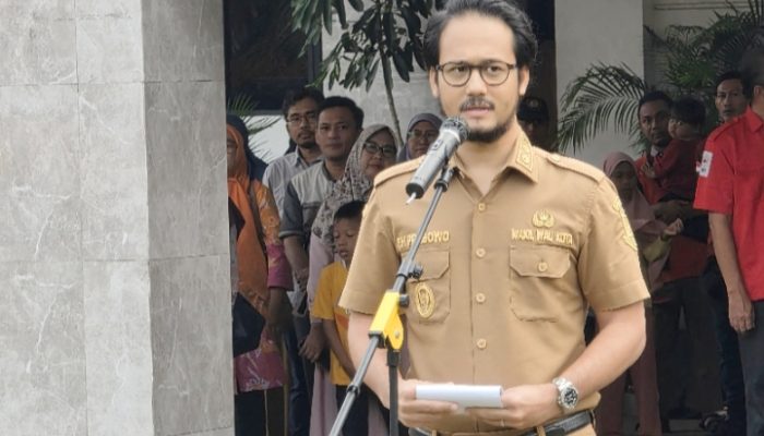 Wakil Wali Kota Cilegon Fajar Lepas Kontingen Jumbara PMR ke Tingkat Provinsi Banten