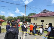 Sat Reskrim Polres Bangka Tengah Gelar Rekonstruksi Kasus Penganiayaan Maut di Batu Beriga