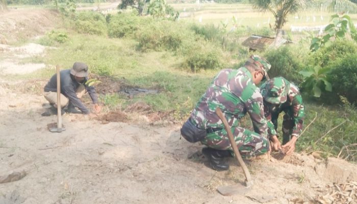 TMMD ke-125 Kodim 0623/Cilegon Tanam 500 Pohon, Baru 40% Terealisasi