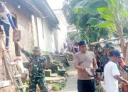 TMMD ke-125 Kodim 0623/Cilegon : Rumah Ibu Sumenah Dibongkar Untuk Direhab