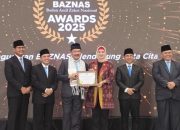 Riza Herdavid Raih BAZNAS Awards 2025 sebagai Kepala Daerah Pendukung Gerakan Zakat Indonesia