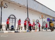 Gotong Royong untuk Merah Putih, PT Timah Gelar Aksi Bersih-Bersih Kota Bersama  Forkopimda Bangka Selatan dan Masyarakat