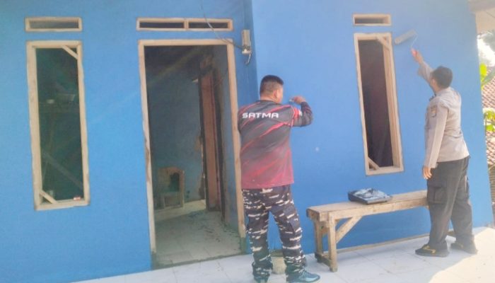 TMMD ke 125 Kodim 0623/Cilegon : Rumah Ibu Samenah Sudah 92%, Besok Selesai