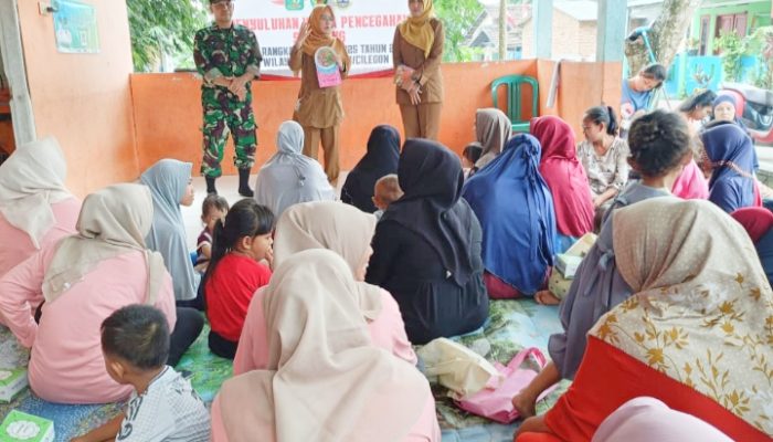 TMMD ke 125 Kodim 0623/Cilegon : Penyuluhan Pencegahan Stunting Warga Cikerai