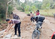 Pengerasan Jalan TMMD ke-125 Kodim 0623/Cilegon Sudah Capai 45 Persen