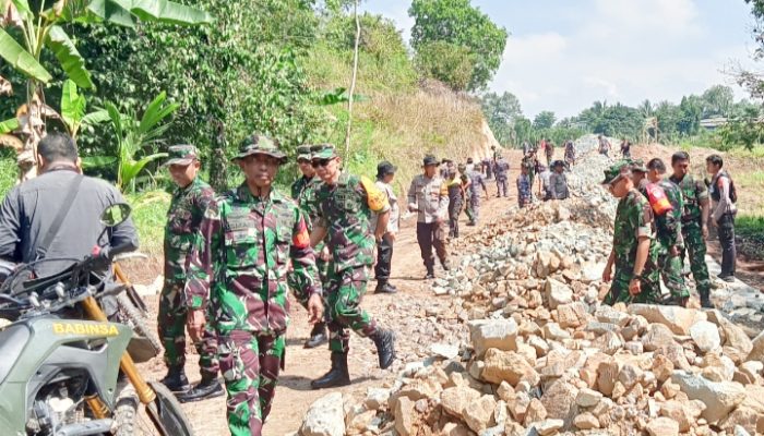 Ketua Tim Wasev TMMD ke-125 Tinjau Progres di Cilegon : Optimistis Selesai 100% Tepat Waktu