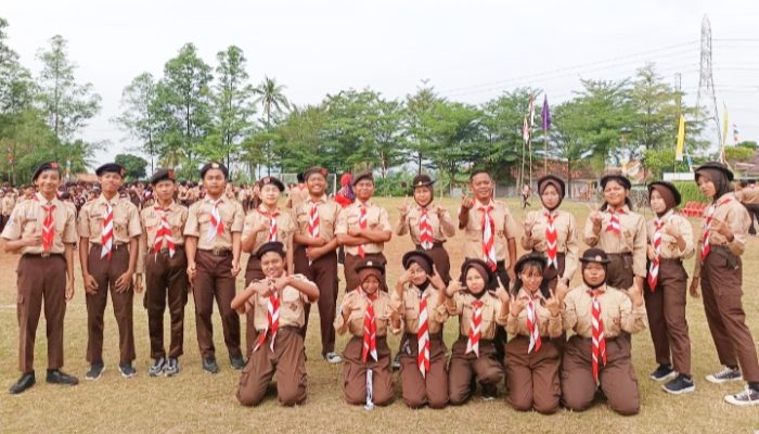 SMPN 12 Kota Cilegon Semarakkan Hari Pramuka ke-64 dan HUT RI ke-80