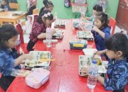 Anak-Anak TK Mardi Yuana Cilegon Sambut Program Makan Bergizi Gratis dengan Antusias
