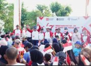 Meriah Banget, Pekan Sehat HUT ke-49 PT di Pangkalpinang Belasan Ribu Warga Ikuti Jalan Santai.