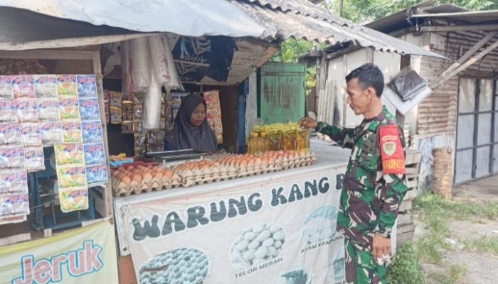 Babinsa Koramil 2304/Anyar Laksanakan Giat Bintahil di Desa Cikoneng Dan Bunihara