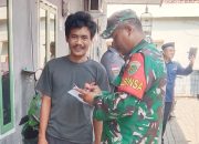 Babinsa Koramil 2303/Pulomerak Laksanakan Kegiatan Puanter Pendataan Kontrakan di Wilayah Binaan