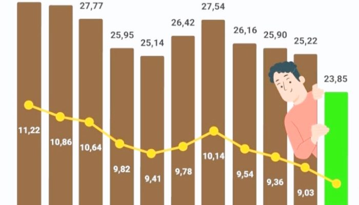 Setahun Prabowo : Kemiskinan Turun ke Titik Terendah, Pengangguran Terkecil Sejak 1995
