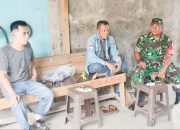 Babinsa Koramil 2303/Pulomerak Aktif Laksanakan Komsos, Bahas Pembinaan Banser dan Wilayah Rawan Bencana