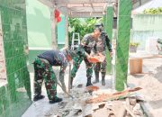Babinsa Koramil 2301/Cilegon Laksanakan Karya Bhakti di Pulo Merak