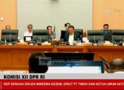 PT TIMAH Tbk Minta Dukungan Komisi XII DPR RI untuk Perkuat Tata Kelola Pertimahan Nasional