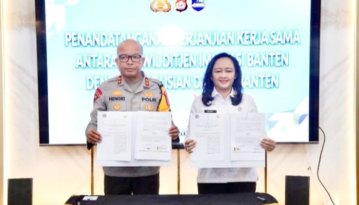 Imigrasi dan Polda Banten Teken PKS Perkuat Desa Binaan untuk Cegah TPPO dan TPPM