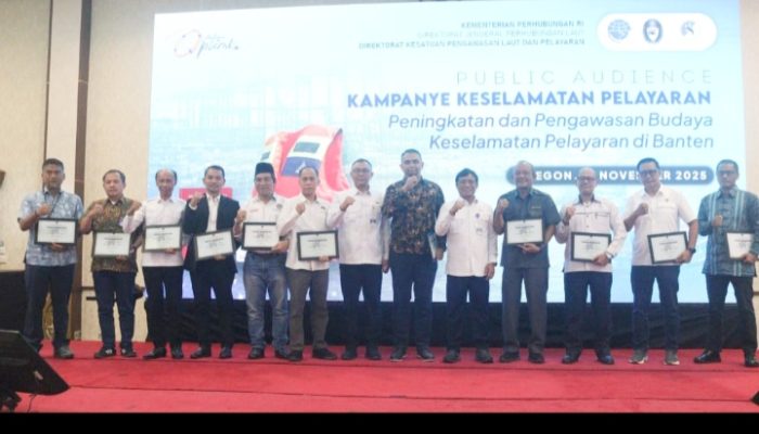 Direktur Kesatuan Pengawasan Laut Kementrian Perhubungan Gelar Kampanye Keselamatan Pelayaran di Banten