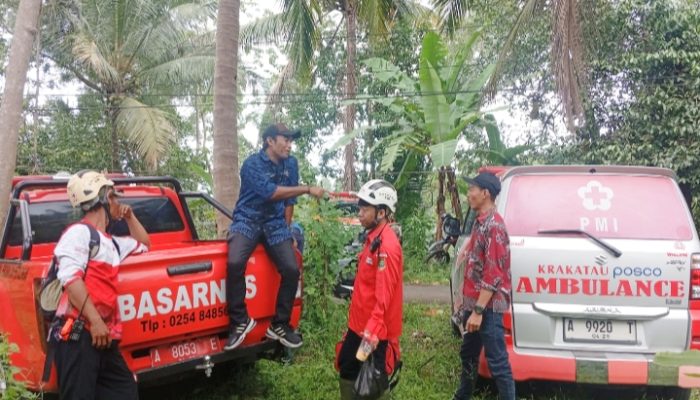 Warga Kedokan Cipala Hilang Ditemukan Selamat, PMI Cilegon Kerahkan Tim dan Ambulans