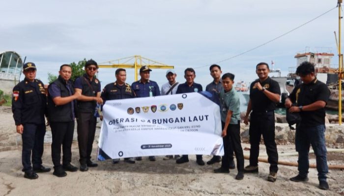 Sinergi Enam Instansi, Operasi Laut TIMPORA Cilegon Berjalan Lancar Meski Terkendala Cuaca