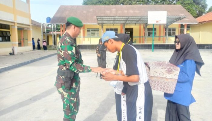 SMKN 1 Puloampel Gandeng Kodim 0623/Cilegon Tingkatkan Kedisiplinan dan Wawasan Kebangsaan Siswa