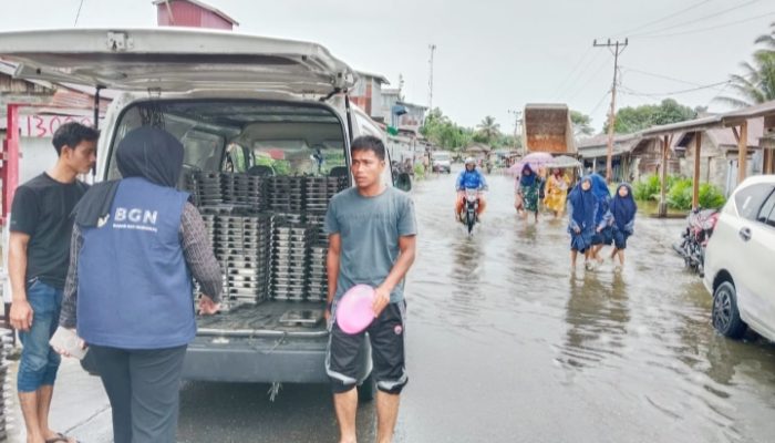 Bencana Aceh : 52 SPPG Kerahkan Bantuan, 185.049 Paket Makanan Bergizi Dibagikan