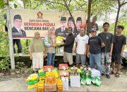 Instruksi Sekjen Gerindra, H.M. Husni Turun Langsung Bantu Warga Terdampak Banjir Medan