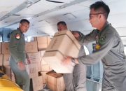 Respons Cepat Bencana : Helikopter MI-17 Bawa Bantuan Makanan dan Obat-obatan ke Wilayah Terisolasi