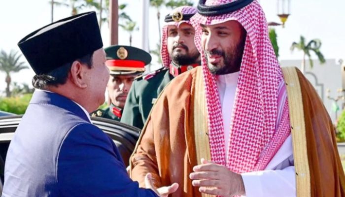 Putra Mahkota Mohammed bin Salman Puji Keteguhan Prabowo Hadapi Bencana di Tanah Air