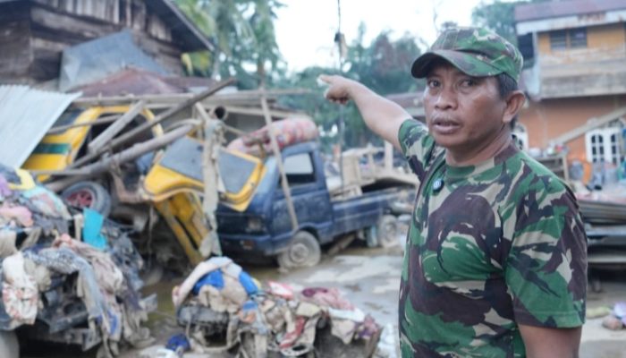 Personel TNI di Aceh Tamiang Sertu Giman Lega Bisa Selamatkan Warga Meski Rumah Hancur