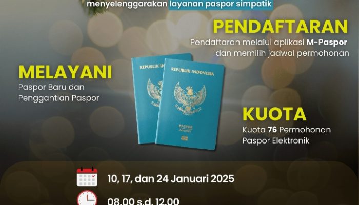 Peringati Hari Bakti Imigrasi ke-76, Kantor Imigrasi Kelas II TPI Cilegon Hadirkan Layanan Paspor Simpatik.