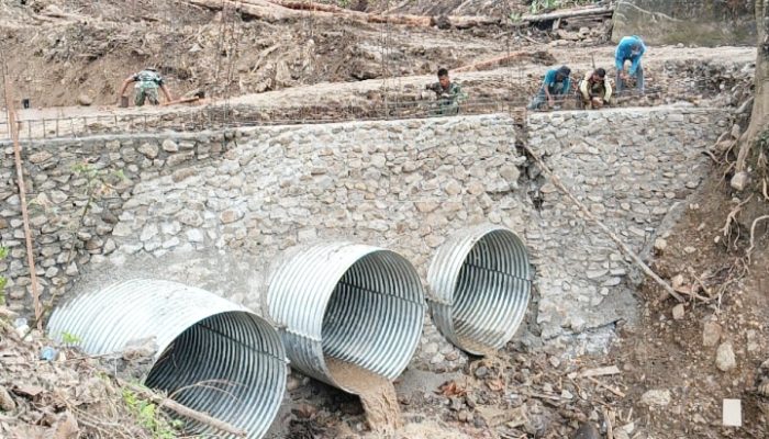Percepat Pemulihan Aktivitas Masyarakat Terdampak Bencana, Pembangunan Jembatan Terus Dikebut