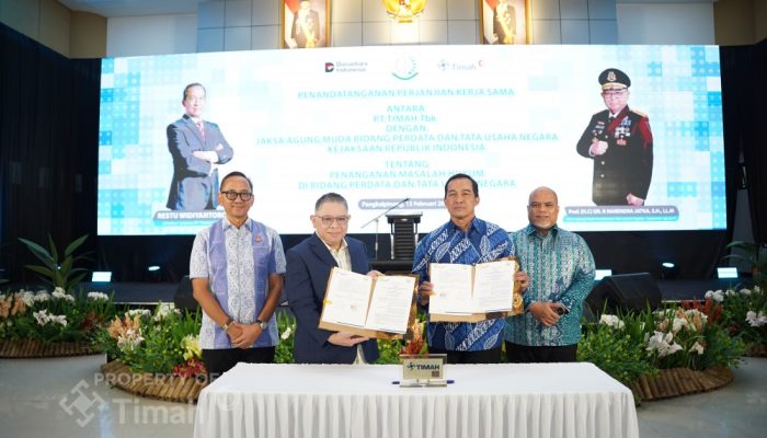 Perkuat Tata Kelola, PT TIMAH Tbk Tandatangani Perjanjian Kerja Sama dengan Jamdatun Kejaksaan Agung RI