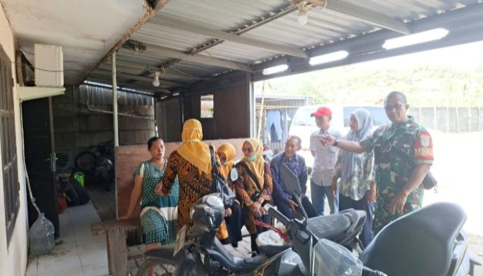 Babinsa Ciwandan Aktif Dukung Program Kesehatan, Data Balita Imunisasi Bersama Kader Posyandu