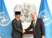 Bertemu Menlu Sugiono, Sekjen PBB Dukung Peran Indonesia di Board of Peace