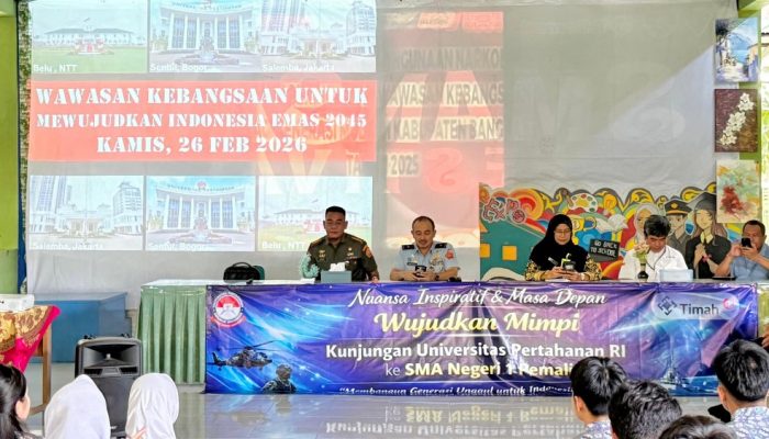 PT TIMAH Dukung Kunjungan Universitas Pertahanan RI ke SMAN 1 Pemali, Buka Peluang Karier dan Beasiswa bagi Pelajar