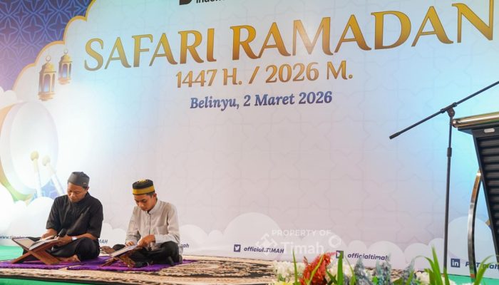 PT TIMAH Dukung Ketahanan Pangan Warga di Bulan Ramadan Lewat Bantuan Sembako