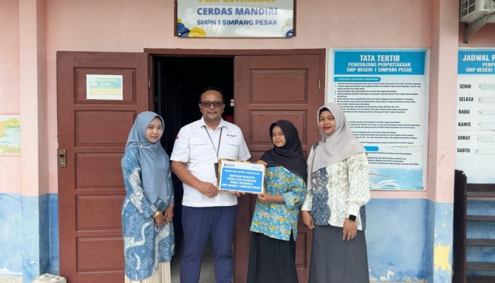 Komitmen PT TIMAH dalam Pendidikan, Dukung Inovasi dan Penelitian Pelajar SMPN 1 Simpang Pesak Olah Gedebong Pisang Jadi Sambalingkung