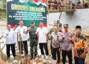 TNI dan Warga Bersinergi, Jembatan Beton di Sindangmandi Mulai Dibangun