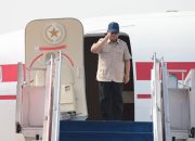 Prabowo Bertolak ke Lampung, Resmikan RSUD K.H. Muhammad Thohir Krui