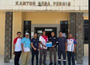 Bersama Masyarakat Desa Permis, PT TIMAH Dukung Turnamen Voli dan Jalan Santai Warga