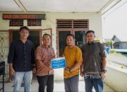 Dukung Kamtibmas, PT TIMAH Serahkan Bantuan Pos Kamling di Bangka Tengah
